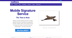 Desktop Screenshot of methics.fi
